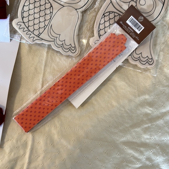 Lot of Thanksgiving harvest fall kids crafts headbands stickers pilgrims turkey - Picture 8 of 9